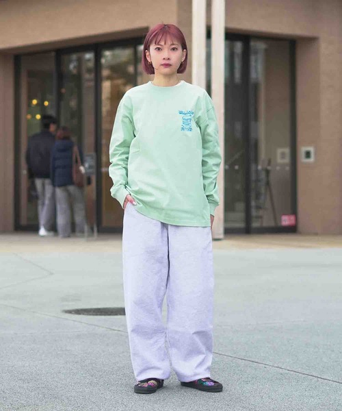 BILLABONG（ビラボン）の「【直営店限定】BILLABONG メンズ ビラボン BURGER ロンT 【2026年春夏モデル】（Tシャツ/カットソー・メンズ・ブルー系その他/ホワイト/エメラルド/クリーム・MEDIUM/LARGE/X-LARGE）」の18枚目の写真