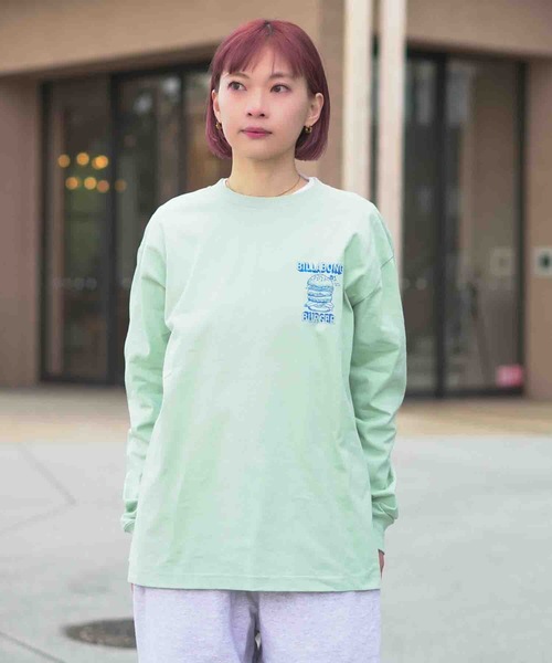 BILLABONG（ビラボン）の「【直営店限定】BILLABONG メンズ ビラボン BURGER ロンT 【2026年春夏モデル】（Tシャツ/カットソー・メンズ・ブルー系その他/ホワイト/エメラルド/クリーム・MEDIUM/LARGE/X-LARGE）」の21枚目の写真
