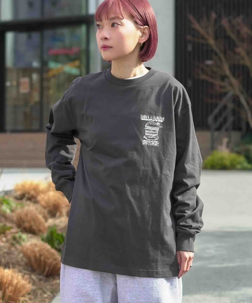 BILLABONG（ビラボン）の「【直営店限定】BILLABONG メンズ ビラボン BURGER ロンT 【2026年春夏モデル】（Tシャツ/カットソー・メンズ・ブルー系その他/ホワイト/エメラルド/クリーム・MEDIUM/LARGE/X-LARGE）」の7枚目の写真