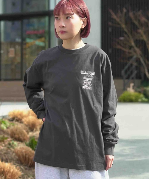 BILLABONG（ビラボン）の「【直営店限定】BILLABONG メンズ ビラボン BURGER ロンT 【2026年春夏モデル】（Tシャツ/カットソー・メンズ・ブルー系その他/ホワイト/エメラルド/クリーム・MEDIUM/LARGE/X-LARGE）」の8枚目の写真