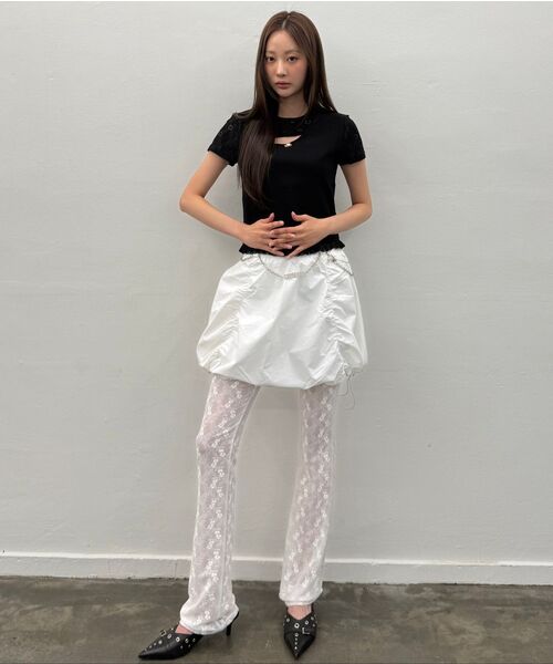 LARTIGENT(ラーティゼン)の「L17 LACE PANTS(WHITE)(その他パンツ・レディース・その他・FREE)」の7枚目の写真