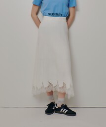 allureville | レースドッキングニットスカート(スカート)