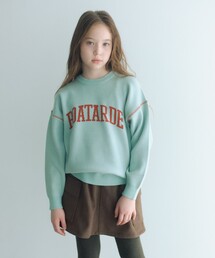 green label relaxing | ロゴジャガード ニットプルオーバー / キッズ  100cm-160cm(ニット/セーター)