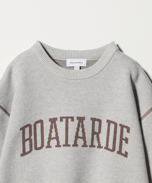 green label relaxing（グリーンレーベルリラクシング）の「ロゴジャガード ニットプルオーバー / キッズ  100cm-160cm（ニット/セーター・キッズ・グレー系/ライム/ネイビー・140cm/120cm/100cm/160cm/110cm/150cm/130cm）」の13枚目の写真