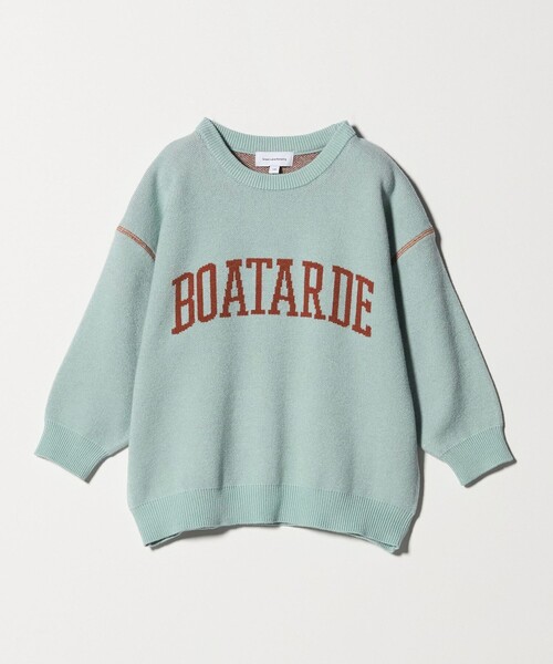 green label relaxing（グリーンレーベルリラクシング）の「ロゴジャガード ニットプルオーバー / キッズ  100cm-160cm（ニット/セーター・キッズ・グレー系/ライム/ネイビー・140cm/120cm/100cm/160cm/110cm/150cm/130cm）」の17枚目の写真