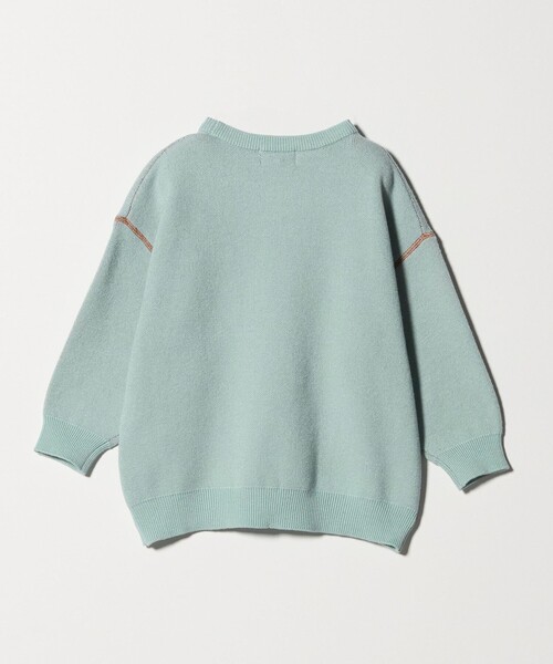 green label relaxing（グリーンレーベルリラクシング）の「ロゴジャガード ニットプルオーバー / キッズ  100cm-160cm（ニット/セーター・キッズ・グレー系/ライム/ネイビー・140cm/120cm/100cm/160cm/110cm/150cm/130cm）」の18枚目の写真