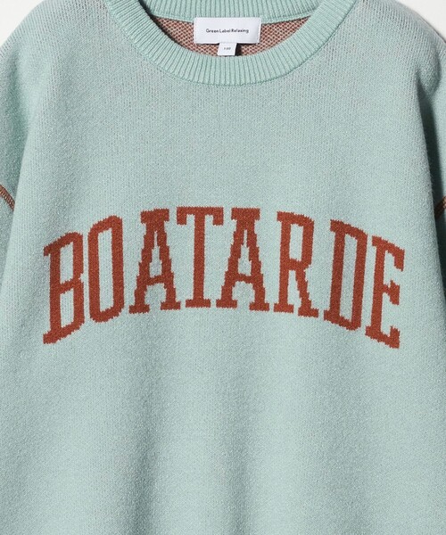 green label relaxing（グリーンレーベルリラクシング）の「ロゴジャガード ニットプルオーバー / キッズ  100cm-160cm（ニット/セーター・キッズ・グレー系/ライム/ネイビー・140cm/120cm/100cm/160cm/110cm/150cm/130cm）」の20枚目の写真