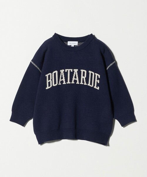 green label relaxing（グリーンレーベルリラクシング）の「ロゴジャガード ニットプルオーバー / キッズ  100cm-160cm（ニット/セーター・キッズ・グレー系/ライム/ネイビー・140cm/120cm/100cm/160cm/110cm/150cm/130cm）」の22枚目の写真