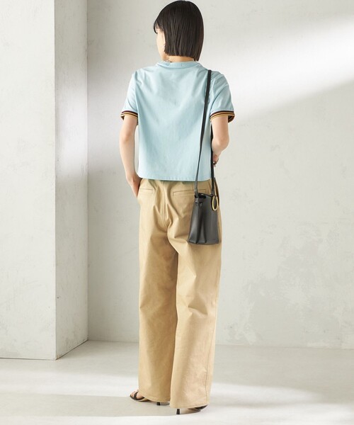 希少レディース プレリュード Prelude ヘリンボーンPt IN Ge FRED PERRY:G2162 TIPPED T SHIRT（Tシャツ/カットソー）｜FRED PERRY
