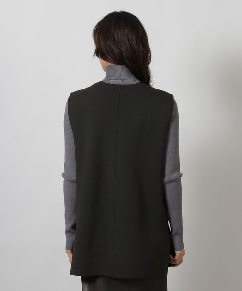 LAKOLE（ラコレ）の「Vネックロングベスト / 642218（ベスト・レディース・ブラック/アイボリー/イエロー・FREE）」の22枚目の写真