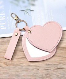 Revo.（レボ）の「ハート型 ミラーチャーム ポータブル キーホルダー（キーホルダー）」