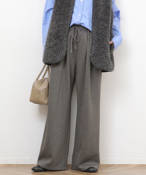 JOURNAL STANDARD relume(ジャーナルスタンダード レリューム)の「《追加》T/Rダンボールタックイージーパンツ(その他パンツ・レディース・チャコールグレー/ブラック/ブラウン・FREE)」の16枚目の写真