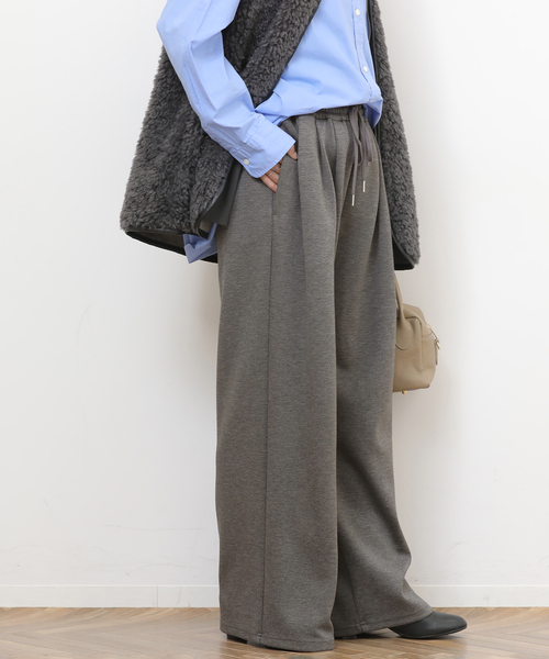 JOURNAL STANDARD relume(ジャーナルスタンダード レリューム)の「《追加》T/Rダンボールタックイージーパンツ(その他パンツ・レディース・チャコールグレー/ブラック/ブラウン・FREE)」の19枚目の写真