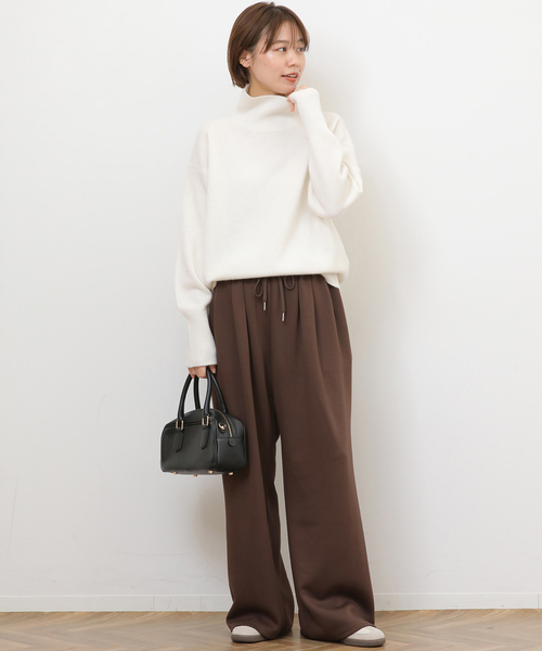 JOURNAL STANDARD relume(ジャーナルスタンダード レリューム)の「《追加》T/Rダンボールタックイージーパンツ(その他パンツ・レディース・チャコールグレー/ブラック/ブラウン・FREE)」の21枚目の写真