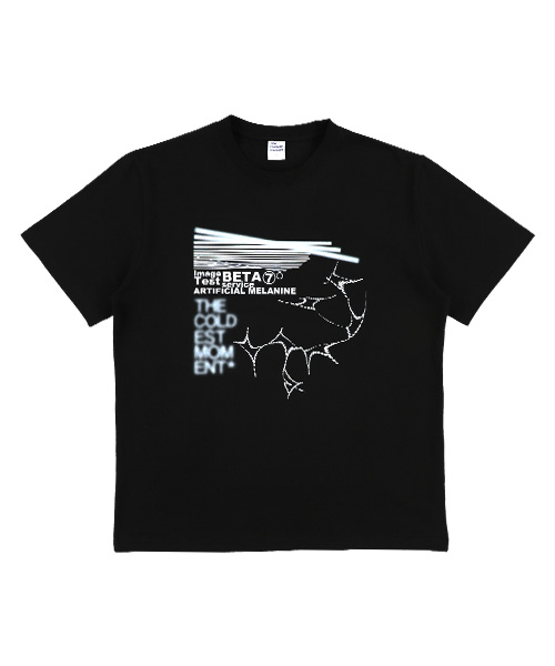 THECOLDESTMOMENT(ザコールデストモーメント)の「TCM melanine T (black)(Tシャツ/カットソー・レディース・その他・S/XL/M/L)」の2枚目の写真