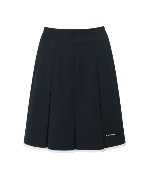MONDAYFLOW（マンデーフロー）の「クラシックミディスカート_ダークネイビー（スカート・レディース・その他・X-SMALL/SMALL/MEDIUM/LARGE）」の2枚目の写真
