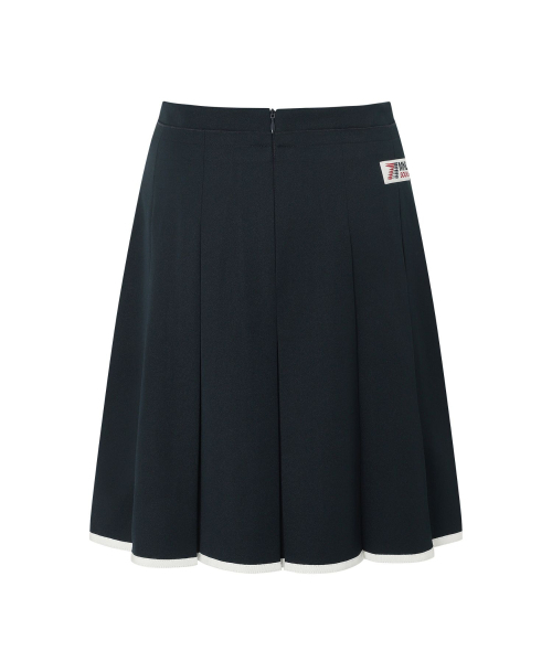 MONDAYFLOW（マンデーフロー）の「クラシックミディスカート_ダークネイビー（スカート・レディース・その他・X-SMALL/SMALL/MEDIUM/LARGE）」の3枚目の写真