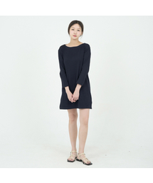 MOCCASOM（モカソン）の「デイリーシンプルラインリブワンピース(MCI2-OP876)（ワンピース）」