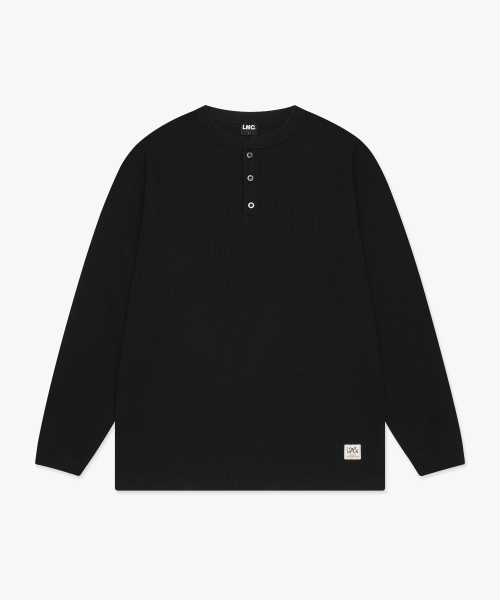 LMCの「HENLEY NECK WAFFLE LONG SLV TEE black(Tシャツ/カットソー・レディース・その他・S/M/L/XL)」の3枚目の写真