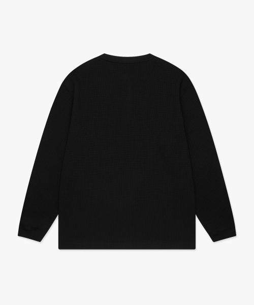 LMCの「HENLEY NECK WAFFLE LONG SLV TEE black(Tシャツ/カットソー・レディース・その他・S/M/L/XL)」の4枚目の写真