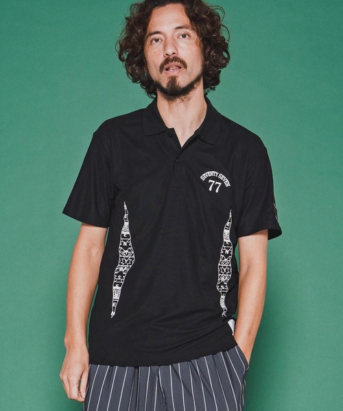 seventy seven(セブンティセブン)の「mhs2489-light onz dry polo shirt (26S) ポロシャツ(7726S270)(ポロシャツ・メンズ・ホワイト/ブラック/トップグレー・XL/L/M/S)」の4枚目の写真