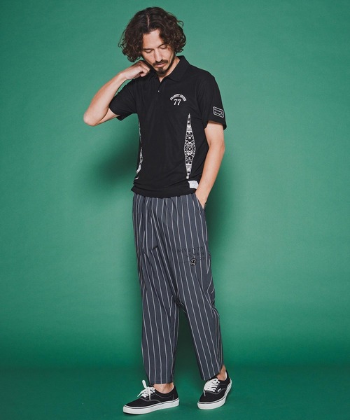 seventy seven(セブンティセブン)の「mhs2489-light onz dry polo shirt (26S) ポロシャツ(7726S270)(ポロシャツ・メンズ・ホワイト/ブラック/トップグレー・XL/L/M/S)」の9枚目の写真
