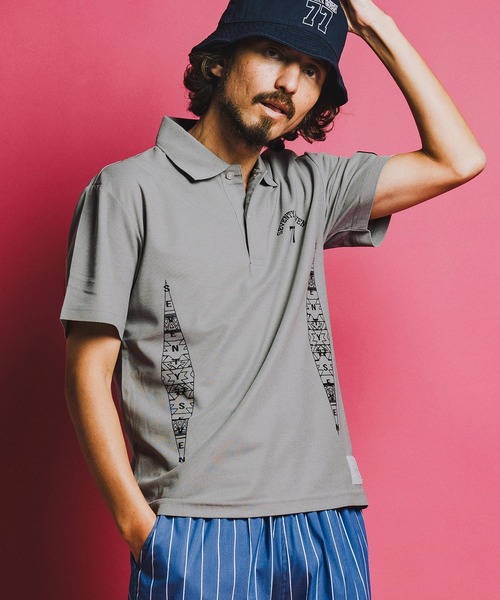 seventy seven(セブンティセブン)の「mhs2489-light onz dry polo shirt (26S) ポロシャツ(7726S270)(ポロシャツ・メンズ・ホワイト/ブラック/トップグレー・XL/L/M/S)」の16枚目の写真