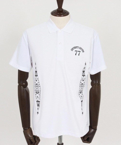seventy seven(セブンティセブン)の「mhs2489-light onz dry polo shirt (26S) ポロシャツ(7726S270)(ポロシャツ・メンズ・ホワイト/ブラック/トップグレー・XL/L/M/S)」の22枚目の写真