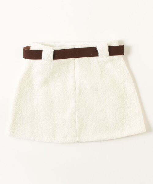 leune(ルネ)の「【インパン付き】ベルト付きボアスカート(スカート・レディース・オフホワイト/ベージュ・LARGE/MEDIUM/SMALL)」の18枚目の写真