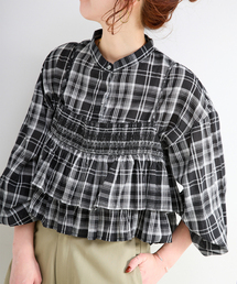 B.C STOCK | 《追加2》《2点セット》ウォッシャブル / フリルキャミソールレイヤードブラウス(シャツ/ブラウス)