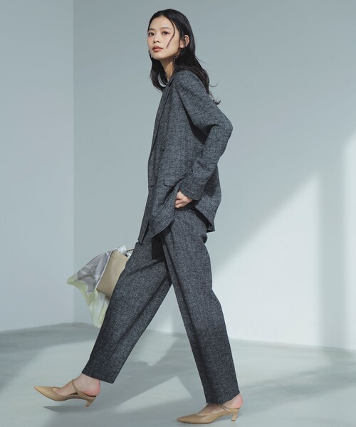 ICB(アイシービー)の「ミックスブッチャー ワイドパンツ(その他パンツ・レディース・ネイビー系9/ブラック系9・4/0/2/6)」の13枚目の写真