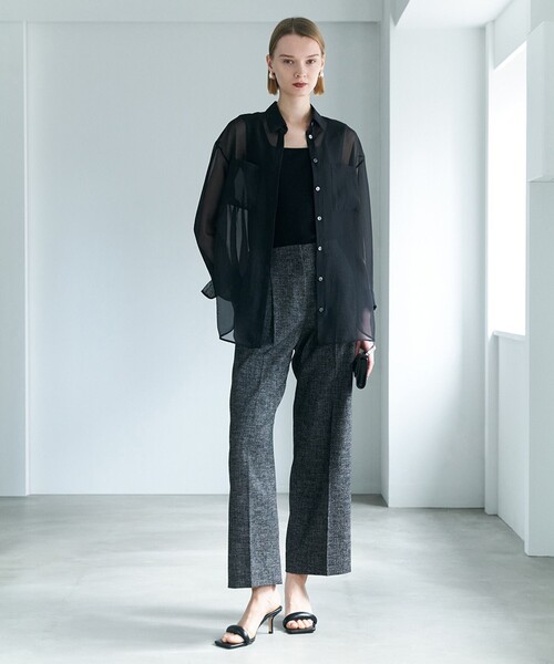 ICB(アイシービー)の「ミックスブッチャー ワイドパンツ(その他パンツ・レディース・ネイビー系9/ブラック系9・4/0/2/6)」の14枚目の写真