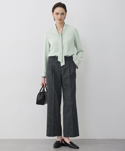 ICB(アイシービー)の「ミックスブッチャー ワイドパンツ(その他パンツ・レディース・ネイビー系9/ブラック系9・4/0/2/6)」の20枚目の写真