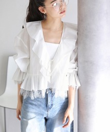 La TOTALITE | 【洗える】レースブラウス(シャツ/ブラウス)