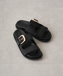 LOUNGEDRESS | 【GALENA/ガレナ】メタルバックルサンダル(サンダル)