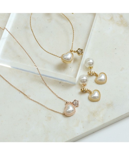 MARY QUANT（マリークワント）の「ハートパール ブレスレット（ブレスレット・レディース・ゴールド/ピンクゴールド・FREE）」の5枚目の写真