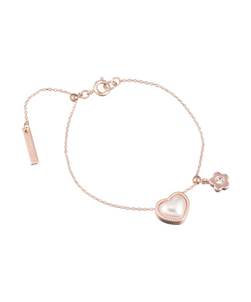 MARY QUANT（マリークワント）の「ハートパール ブレスレット（ブレスレット・レディース・ゴールド/ピンクゴールド・FREE）」の4枚目の写真