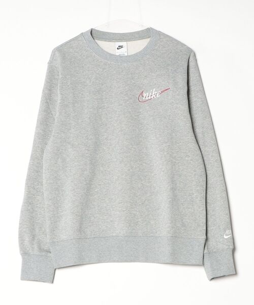 NIKE（ナイキ）の「ナイキ NIKE ナイキ クラブ BB クルー CTB L/S トップ（スウェット・メンズ・グレー/ブラック・S/M/L/LL/3L）」の15枚目の写真