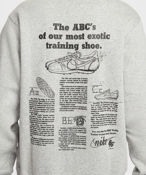 NIKE（ナイキ）の「ナイキ NIKE ナイキ クラブ BB クルー CTB L/S トップ（スウェット・メンズ・グレー/ブラック・S/M/L/LL/3L）」の11枚目の写真