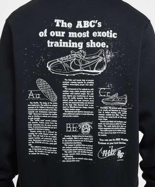 NIKE（ナイキ）の「ナイキ NIKE ナイキ クラブ BB クルー CTB L/S トップ（スウェット・メンズ・グレー/ブラック・S/M/L/LL/3L）」の6枚目の写真