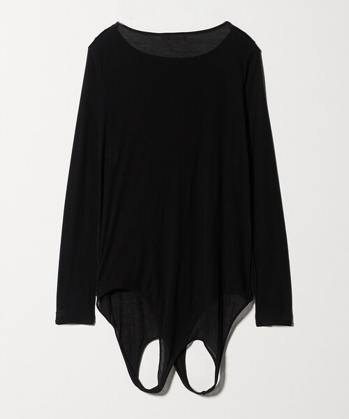 AEWEN MATOPH（イウエン マトフ）の「＜AEWEN MATOPH＞イレギュラーレイヤード ロングスリーブカットソー ‐2WAY‐（Tシャツ/カットソー・レディース・ブラック/ホワイト・FREE）」の16枚目の写真