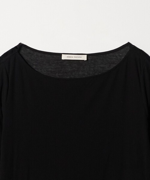 AEWEN MATOPH（イウエン マトフ）の「＜AEWEN MATOPH＞イレギュラーレイヤード ロングスリーブカットソー ‐2WAY‐（Tシャツ/カットソー・レディース・ブラック/ホワイト・FREE）」の17枚目の写真