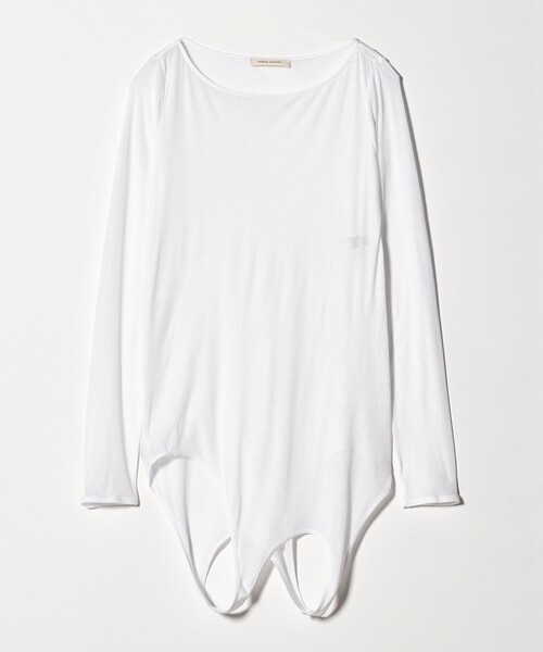 AEWEN MATOPH（イウエン マトフ）の「＜AEWEN MATOPH＞イレギュラーレイヤード ロングスリーブカットソー ‐2WAY‐（Tシャツ/カットソー・レディース・ブラック/ホワイト・FREE）」の22枚目の写真