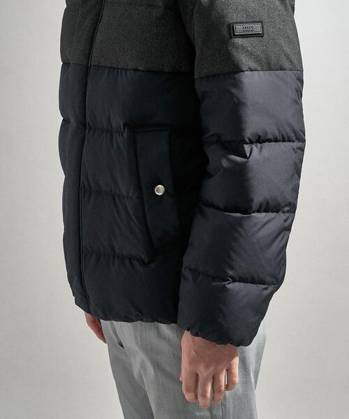 TAKEO KIKUCHI（タケオキクチ）の「コンビ ダウンブルゾン（ダウンジャケット/コート・メンズ・ブラック系4・03/02/04）」の9枚目の写真