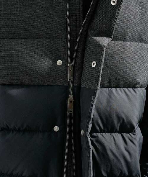 TAKEO KIKUCHI（タケオキクチ）の「コンビ ダウンブルゾン（ダウンジャケット/コート・メンズ・ブラック系4・03/02/04）」の3枚目の写真