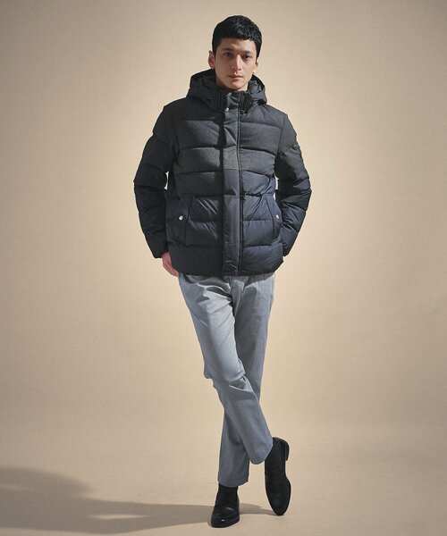 TAKEO KIKUCHI（タケオキクチ）の「コンビ ダウンブルゾン（ダウンジャケット/コート・メンズ・ブラック系4・03/02/04）」の6枚目の写真