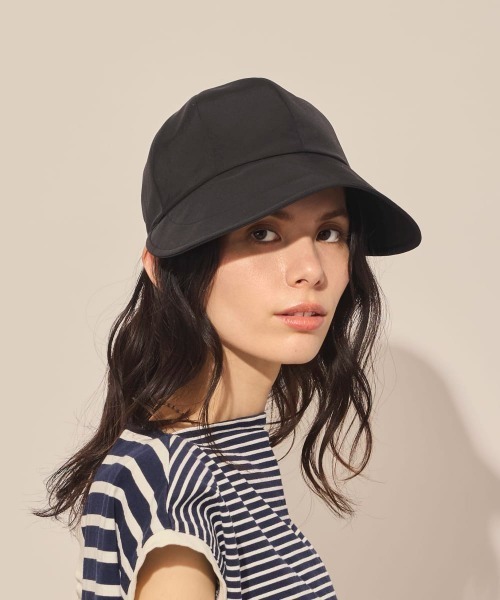 arth(アース)の「arth C/Ny 8P Wide Cap / アース(キャップ・レディース・ブラック/ベージュ・FREE)」の3枚目の写真