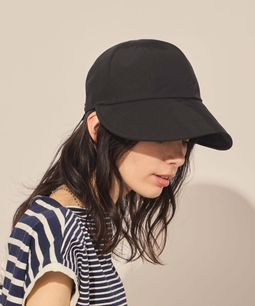 arth(アース)の「arth C/Ny 8P Wide Cap / アース(キャップ・レディース・ブラック/ベージュ・FREE)」の6枚目の写真