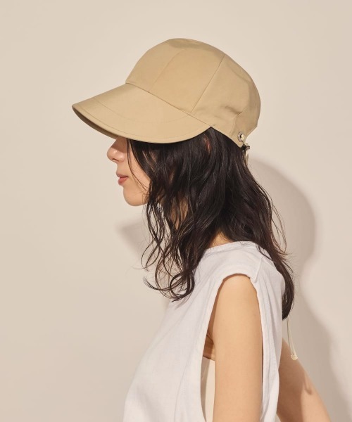 arth(アース)の「arth C/Ny 8P Wide Cap / アース(キャップ・レディース・ブラック/ベージュ・FREE)」の17枚目の写真