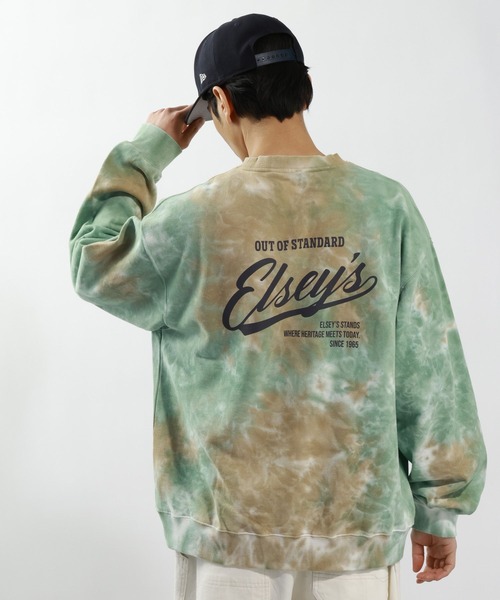 BAYFLOW（ベイフロー）の「タイダイスウェットプルオーバー（Tシャツ/カットソー・メンズ・グリーン/ブルー/ブラック・LARGE/MEDIUM）」の3枚目の写真
